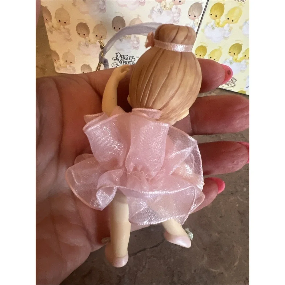 Precious Moments Pink Ballerina Ornament by Enesco